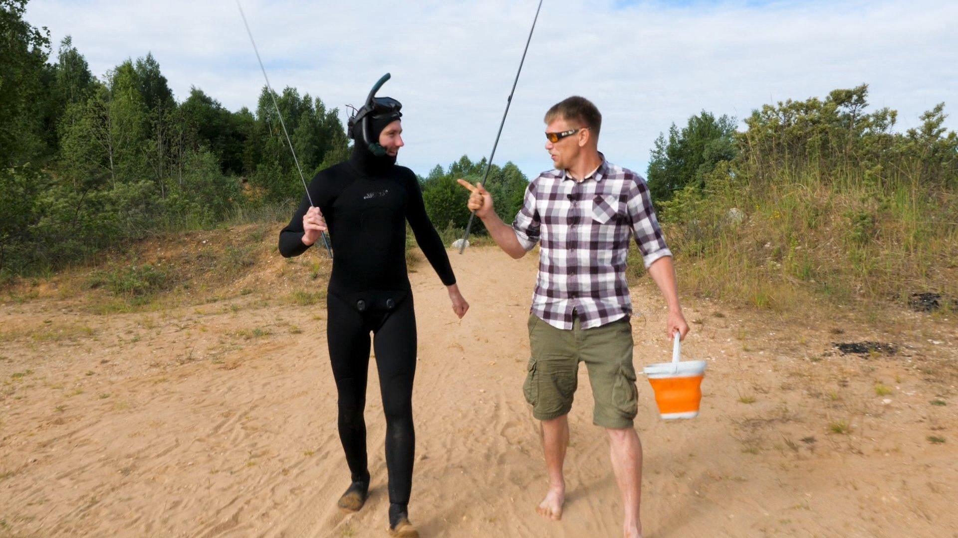 Подводный мир с В. Солоповым и С. Сорокиным