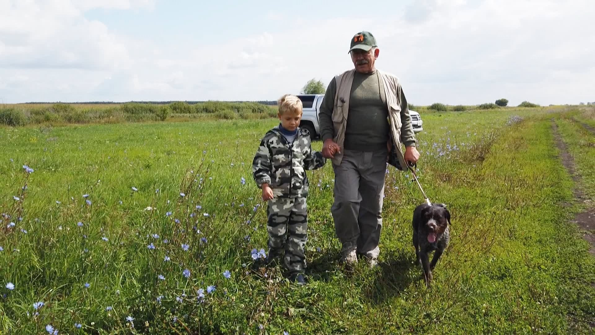 На охоту с дедом
